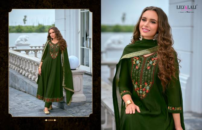 Bibbojaan Vol 2 By Lily And Lali Anarkali Kurti With Bottom Dupatta Wholesale Online
